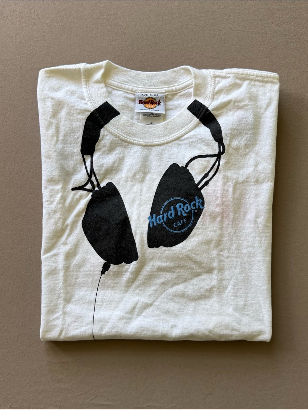 Vintage Hard Rock Cafe Headphones Graphic Tee